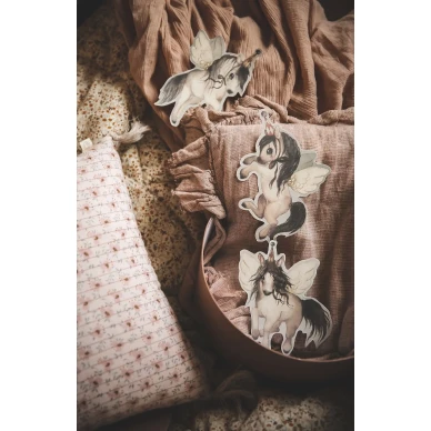 Mrs Mighetto Paper Friends Flying Ponies barngirlang image