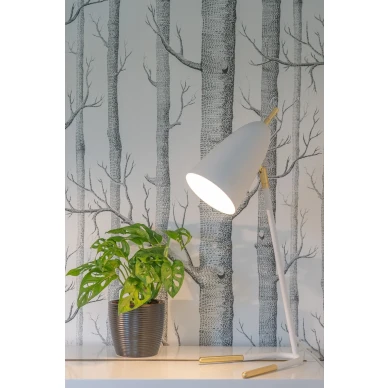 Sessak Aiden bordslampa i vitt image