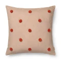 Dot Tufted Cushion beige punainen sisustustyyny Ferm Livingilta