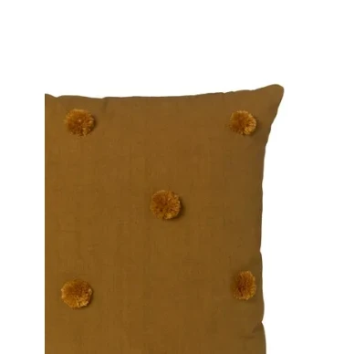 Ferm Living Dot Tufted Cushion Sugar Kelp Mustard image