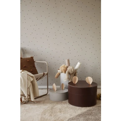 Ferm Living Dot Tufted Cushion Sugar Kelp Mustard image