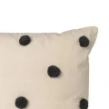 Ferm Living Dot Tufted Cushion sand/black