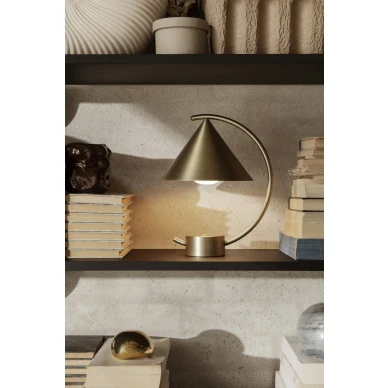 Ferm Living Meridian bordslampa brass image