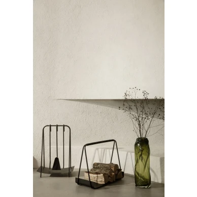 Ferm Living Port Wood Basket vedkorg Black image