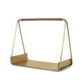 Ferm Living Port Wood Basket vedkorg Brass