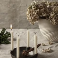 Ferm Living Bowl Candle Holder ljusstake Black Brass Small
