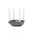 Ferm Living Bowl Candle Holder ljusstake Black Brass Small