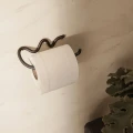 Curvature Toilet Paper Holder musta wc paperipidike Ferm Livingilta