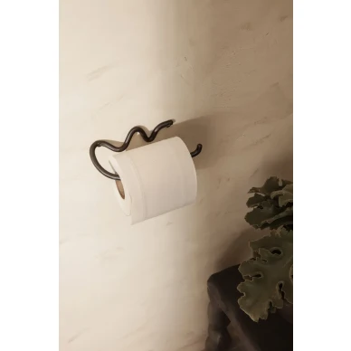 Curvature Toilet Paper Holder musta wc paperipidike Ferm Livingilta image