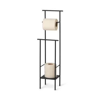 Ferm Living Dora Toilet Paper Stand wc-papperställning black image