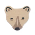 Ferm Living Tufted Polar Bear Head matta