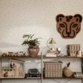 Ferm Living Tufted Leopard Head matta
