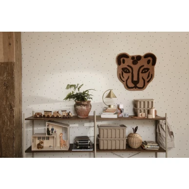 Ferm Living Tufted Leopard Head matta image