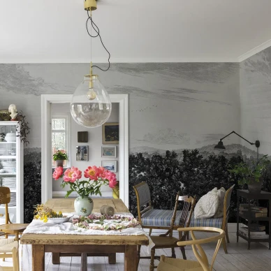 Oak View maisematapetti ruokasaliin Sandbergilta image