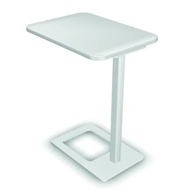 MOBI pieni valkoinen tyopoyta nojatuoliin tai sohvaan narbutas image