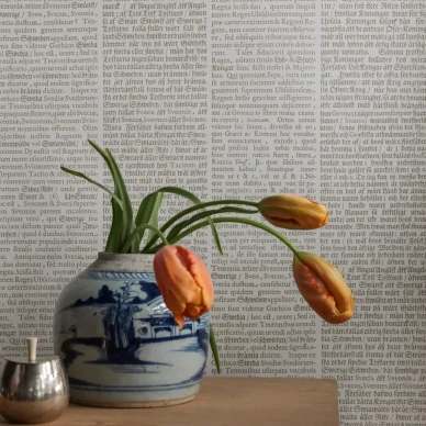 From Sweden with Love tekstitapetti khaki Langelid von Bromssenilta image