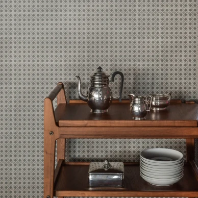 Please Have A Seat vihrea rottinkitapetti image