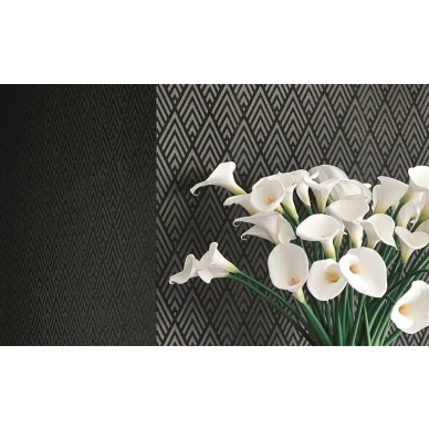 Jazz Age Geometric tumma geometrinen 3d tapetti Ralph Laurenilta image