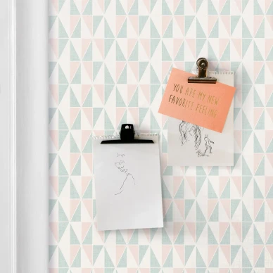 38634 monivarinen geometrinen tapetti keittioon Borastapeterilta image