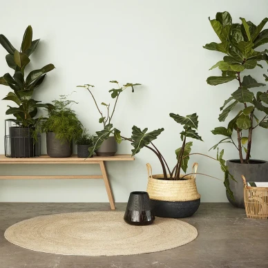 hubschin moderni juuttimatto Floor Mat Round image