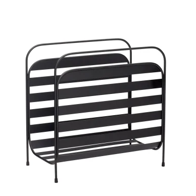 Metal Magazine Holder musta lehtiteline Hubschilta image