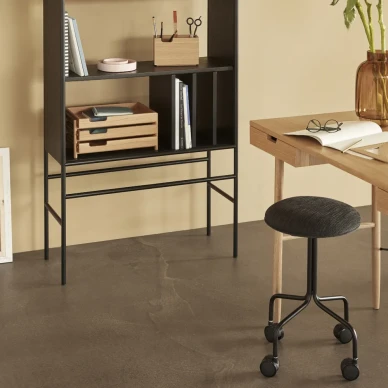 Hubschin liikkuva jakkara moderni Stool with Wheels tyotuoli image