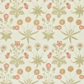Daisy beige kukkatapetti Morris Coral Manilla