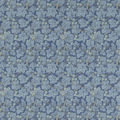 Bramble sininen lehtitapetti Morris Indigo image