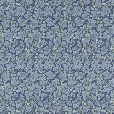 Bramble sininen lehtitapetti Morris Indigo image