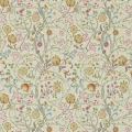 Mary Isobel oranssi monivarinen kukkatapetti Morris Russet Taupe