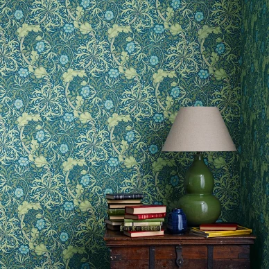William Morris tapetti Morris Seaweed image