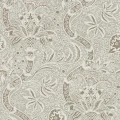 Indian ruskea harmaa kuviollinen tapetti Morris Grey Pewter