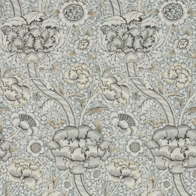 Wandle harmaa kukkatapetti Morris Grey Stone image