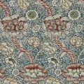 Wandle sininen kukkatapetti Morris Indigo Madder