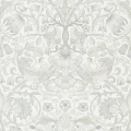 Pure Lodden harmaa kukkatapetti Morris Chalk Eggshell
