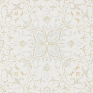 Pure Net Ceiling beige graafinen tapetti Morris Cream Eggshell image