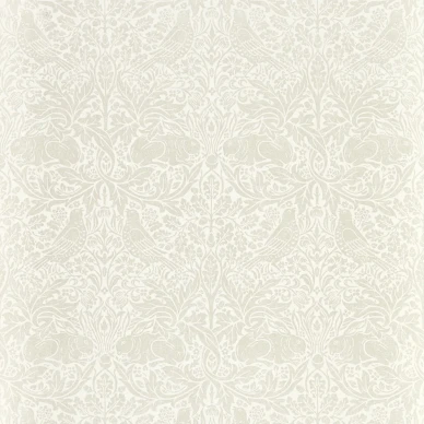 Pure Brer Rabbit valkoinen beige elaintapetti Morris Faded White Clover image