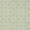 Brophy Trellis vihrea kukkatapetti Morris Sage Linen