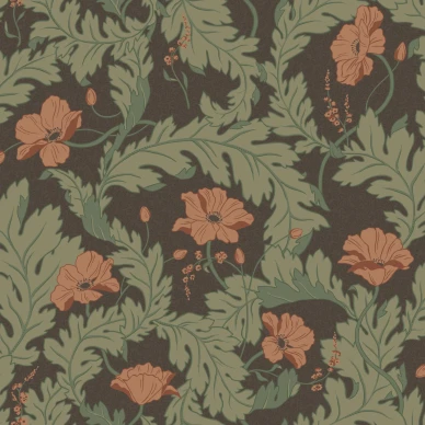 S10561 Charlotta Brown Sandberg Wallpaper product image
