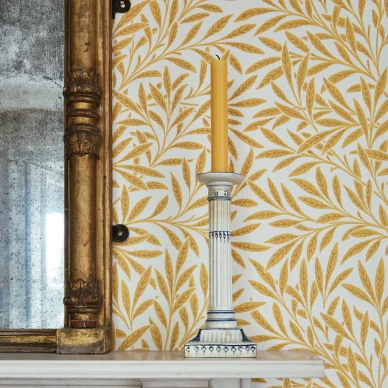Willow keltainen lehtitapetti Morrikselta image