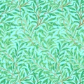 Willow Bough sininen vihrea lehtitapetti Morris Sky Leaf Green