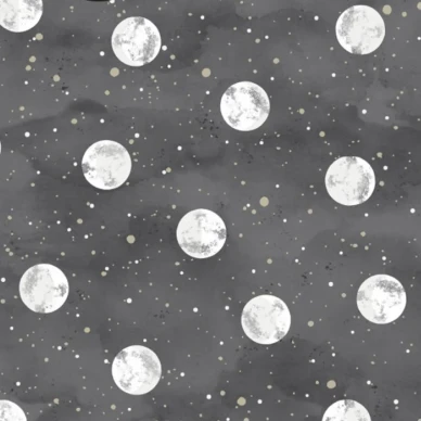 Glow in the Dark harmaa hopea avaruustapetti Eijffingerilta 399033 image