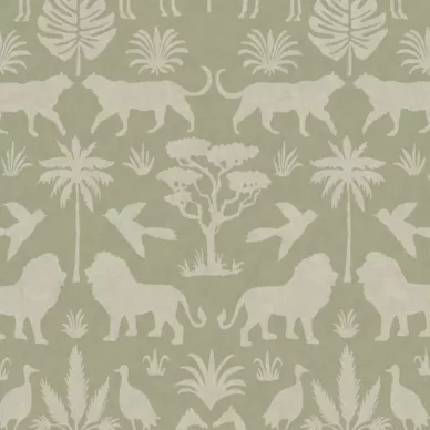 Wild Animals vihrea elaintapetti Eijffingerilta 399081 image
