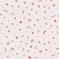 Mini Me Confetti roosa kuviollinen tapetti Eijffingerilta 399103