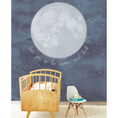 To The Moon tumma yotapetti lastenhuoneeseen Eijffingerilta 399119 image