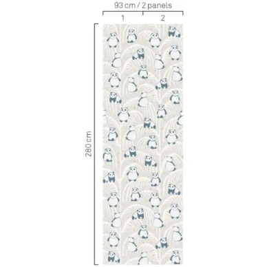 Panda beige elaintapetti yksi rulla sisaltaa 2 vuotaa 399121 image