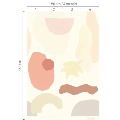 Color Joy tapetti yksi rulla sisaltaa 4 vuotaa 399125 image