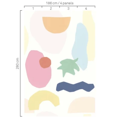 Color Joy varikas tapetti yksi rulla sisaltaa 4 vuotaa 399124 image