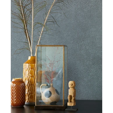 Elephant sininen nahkakuvioitu tapetti tyohuoneeseen Eijffingerilta 300515 image