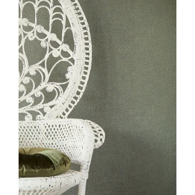 Elephant vihrea nahkakuvioitu tapetti olohuoneeseen Eijffingerilta300514 image